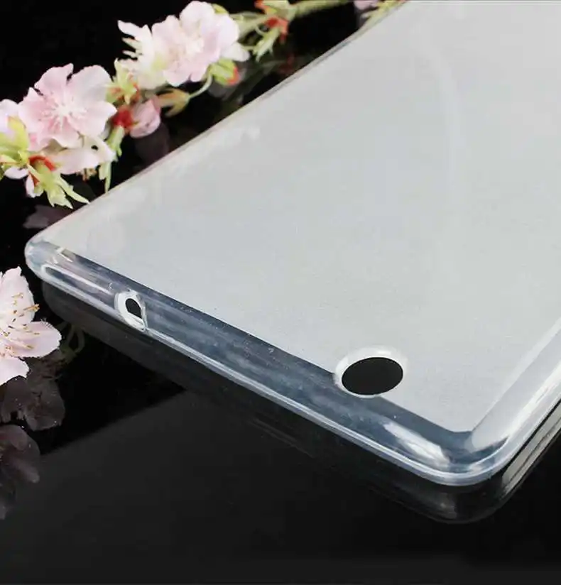 Тонкий прозрачный чехол для Xiaomi Mi Pad 4 MiPad 8 ''Прозрачный матовый из ТПУ 8'' чехол|Чехлы планшетов и