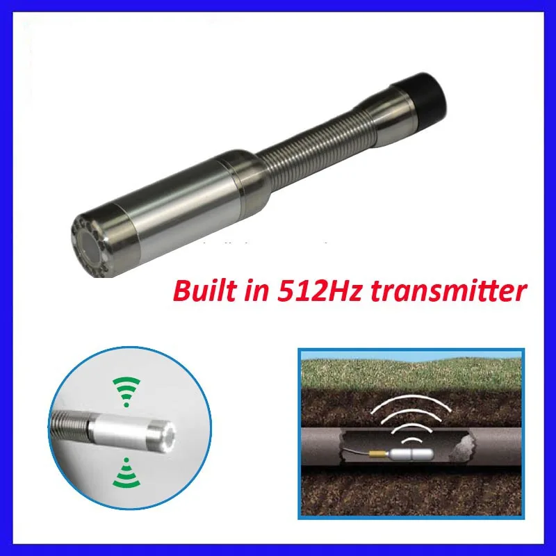 Камера для обследования канализационной трубы 512 Гц с 7 дюймовым ЖК монитором