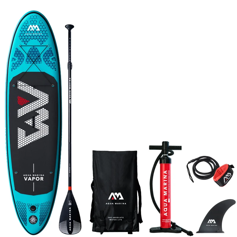 Доска для серфинга 300*76*12 см sup pad AQUA MARINA VAPOR надувная SUP stand up весло доска Рыбалка каяк надувной поводок сиденье