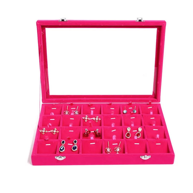 Оптовая продажа шкатулка с деревянным узором для ювелирных изделий украшений