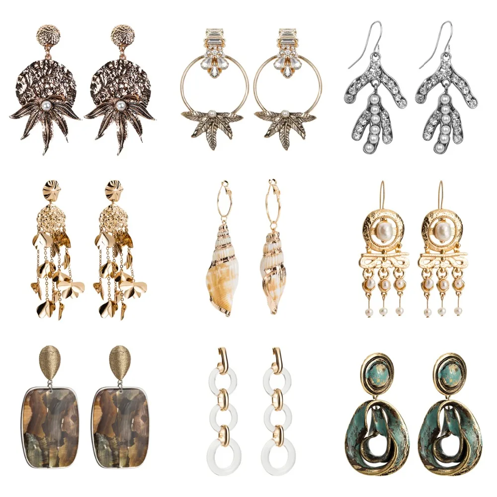 Minmin массивные большие длинные висячие серьги золотого цвета с кристаллами для