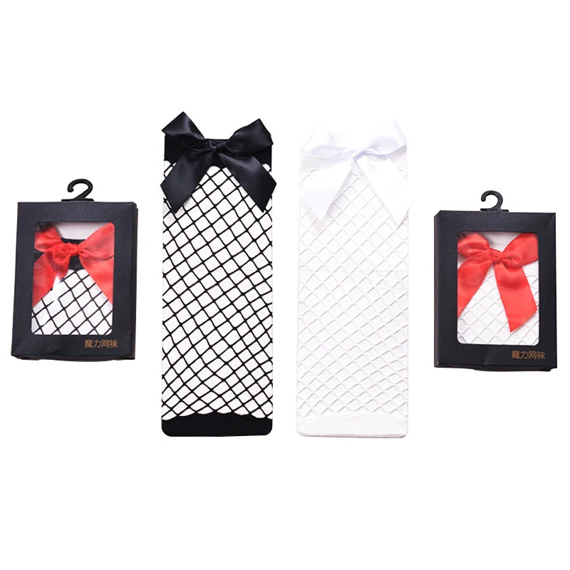 Популярные сетчатые носки INS женские летние сексуальные полые рельефные