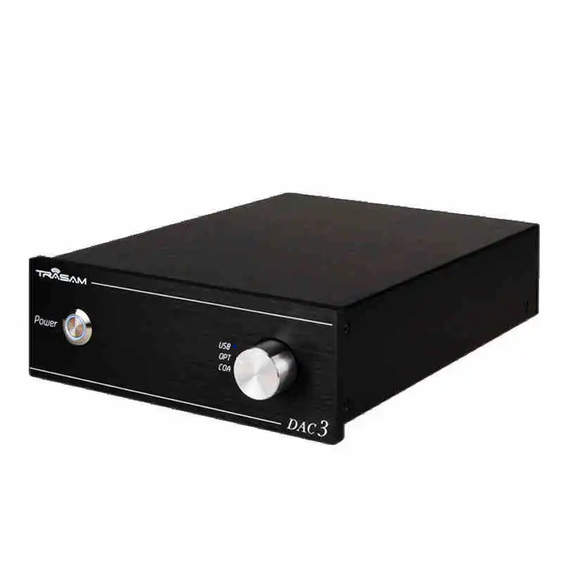 Trasam DAC-3 HiFi 2.0 Digital Audio Decoder/Headphone Amplifier Input USB/Coaxial/Optical 24Bit/192KHz XMOS+PCM1794A+LME49720HA |