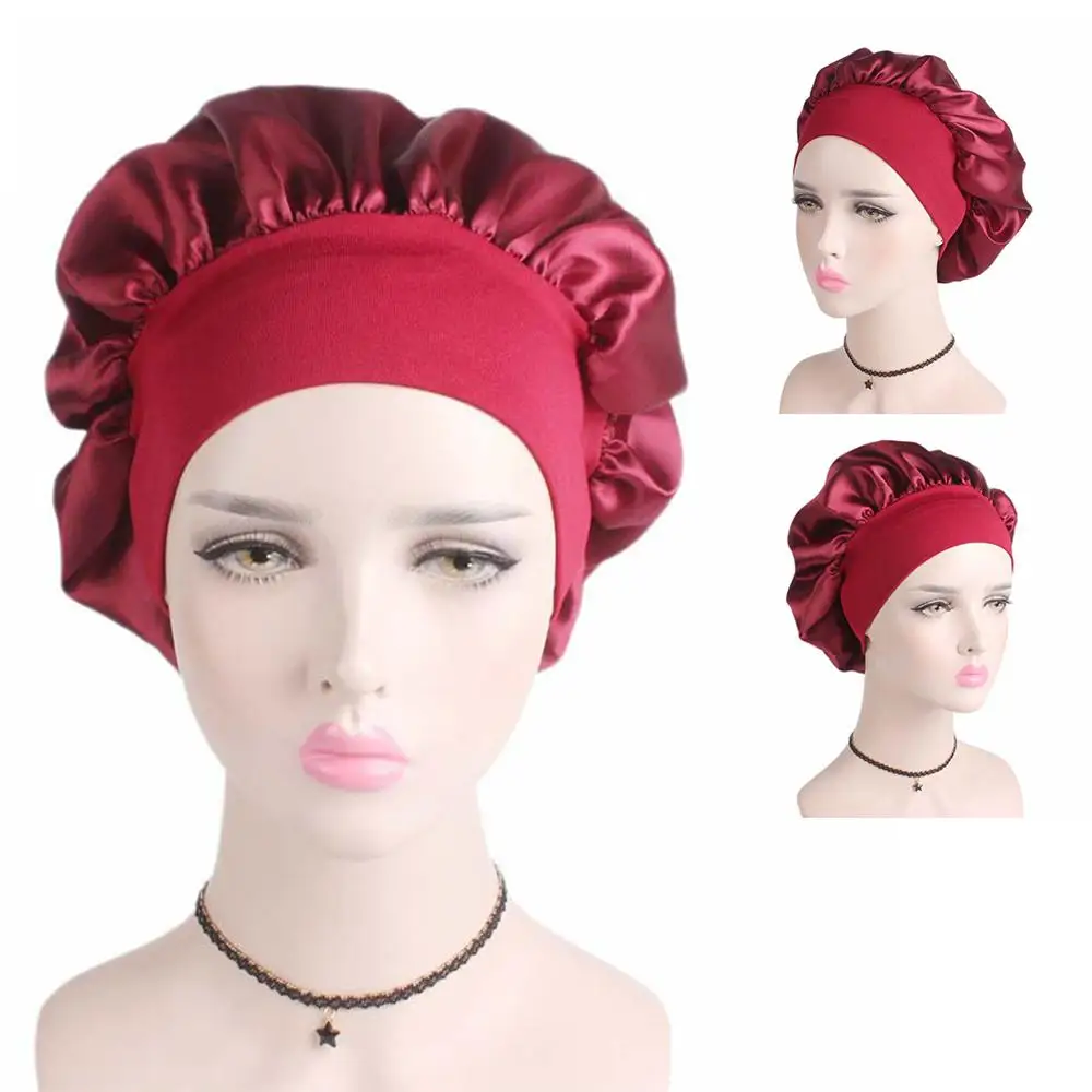 Атласная Кепка для волос мягкая сатиновая ванной унисекс | Красота и здоровье