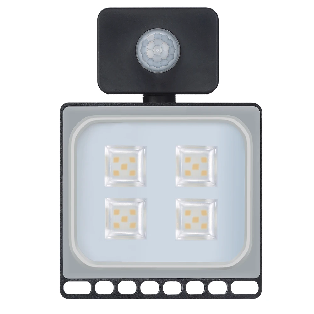 

2PCS Ultrathin Motion Sensor Led Flood Light 20W 110V 220V 1600LM Waterproof IP65 Led Floodlights Spotlights Outdoor Lighting