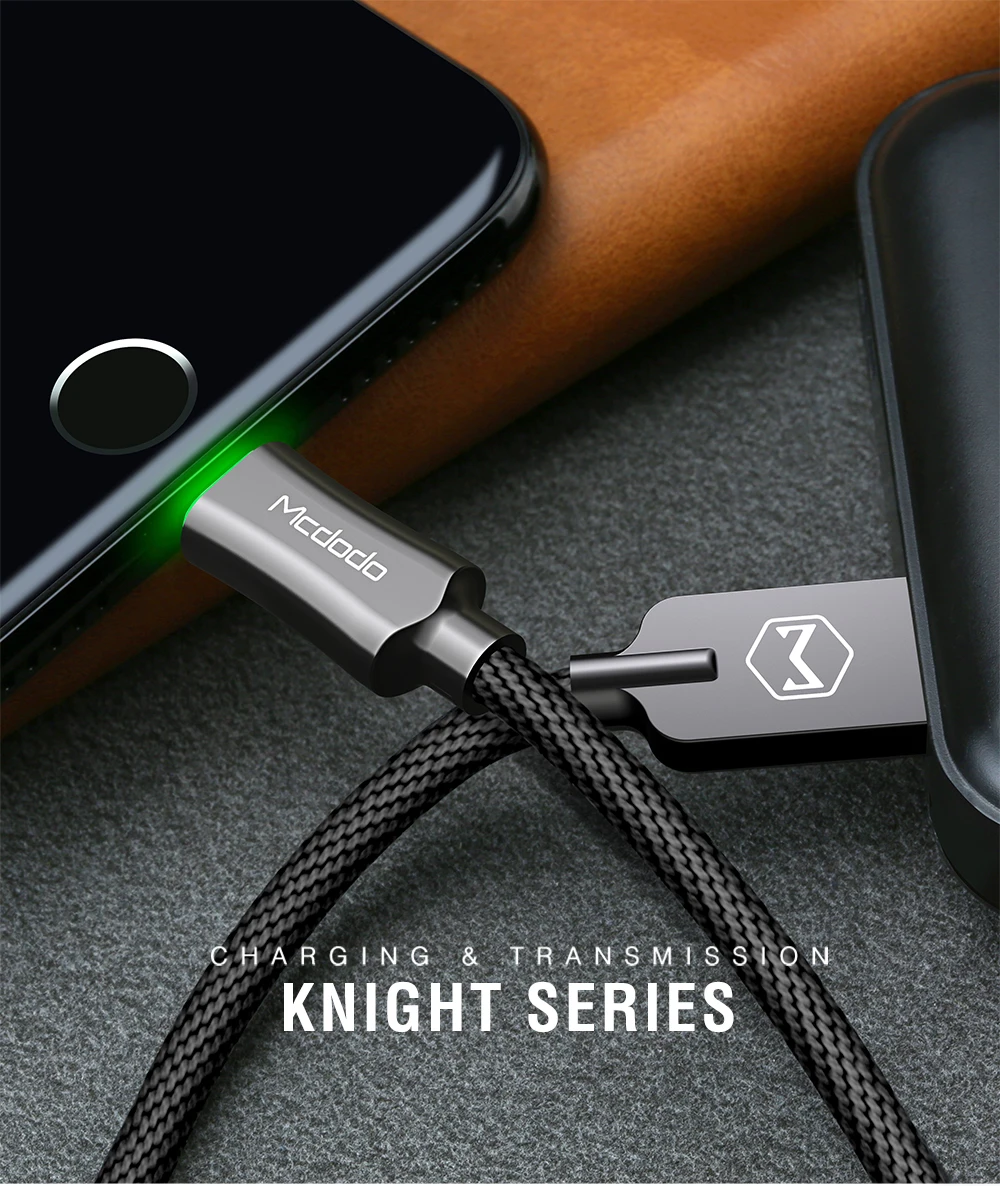 Mcdodo USB кабель 2.4A для Lightning iPhone XS Max XR X 8 провод для быстрого заряда шнур IOS 12 кабель телефон зарядное устройство кабель для iPad iPod