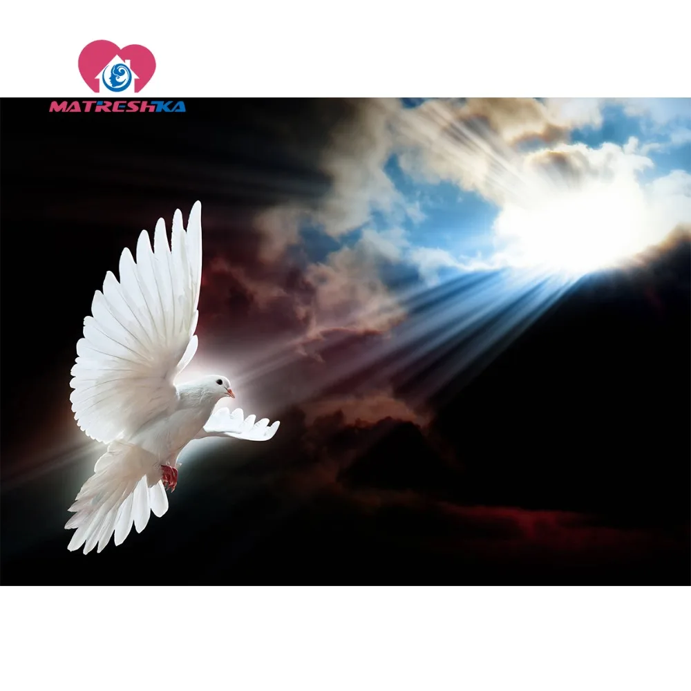 Алмазная мозаика полный пейзаж контур голубя мир алмазная вышивка картины diy 5d