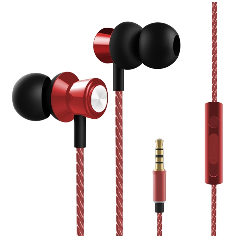 Icoque проводные наушники HiFi бас стерео вкладыши с микрофоном для Samsung Xiaomi iphone Sony MP3
