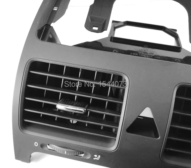 

OEM Black Front Dash Central Air Outlet Vent For VW Jetta Golf GTI Rabbit MK5 MKV 1K0 819 728 F 1QB , 1K0 819 728F , 1K0819728F