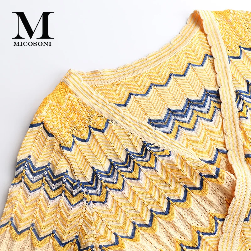 Женский комплект из двух предметов облегающая трикотажная блузка в цветную