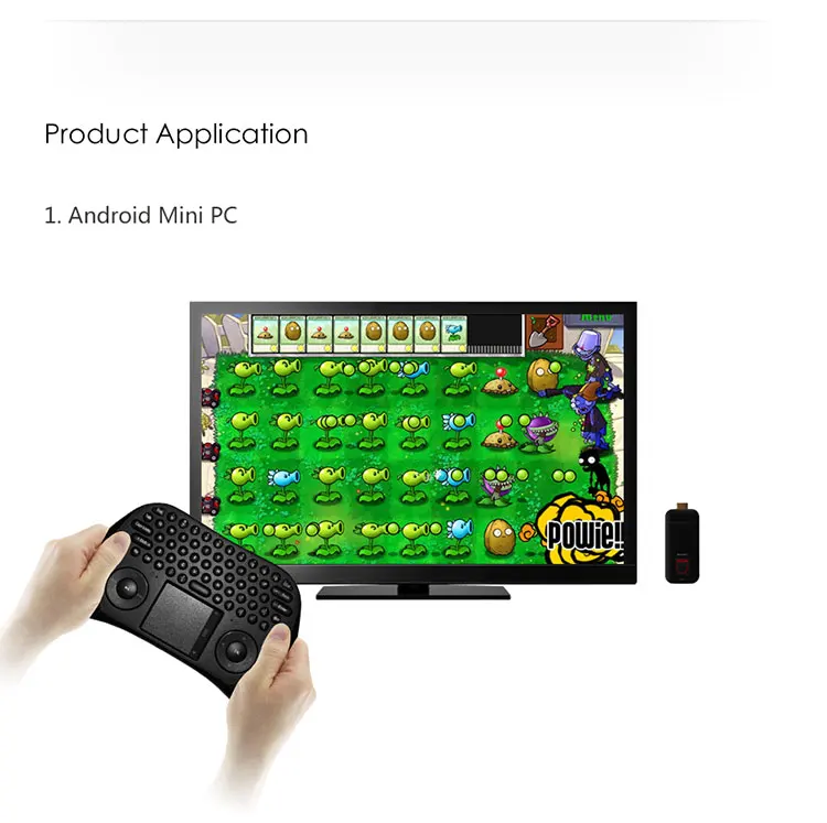 Measy GP800 2,4 ГГц Беспроводная игровая клавиатура умная воздушная мышка Tochpad пульт дистанционного управления для Android tv Box/ноутбука/планшетного ПК
