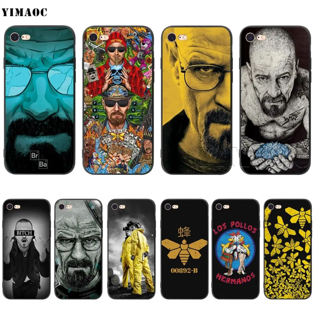 Силиконовый мягкий чехол YIMAOC Heisenberg Breaking Bad для iPhone 11 Pro XS Max XR X 8 7 6 6S Plus 5 5S SE