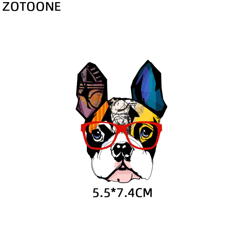 ZOTOONE нашивки в полоску с изображением единорога, собаки, железные нашивки на одежду, сделай сам нашивки с теплопередачей для одежды для девочек, футболки, наклейка M