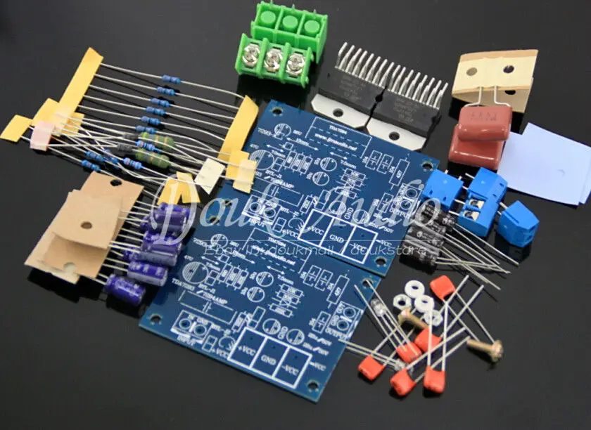 Douk аудио TDA7293 стерео 2,0 канальный усилитель мощности HiFi Плата усилителя DIY Kit