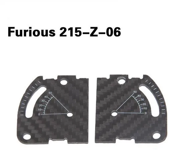 Оригинальная боковая панель из углеродного волокна Furious 215-Z-06 для гоночного дрона