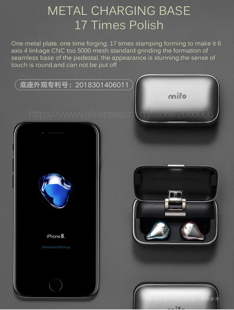 Mifo O5, Bluetooth 5,0, настоящие беспроводные наушники, сбалансированные, Bluetooth, наушники, беспроводная гарнитура с зарядным устройством