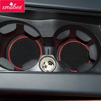 smabee car anti slip gate slot mat for volvo xc60 2009 2017 interior accessories cup holders non slip mats coaster car sticker