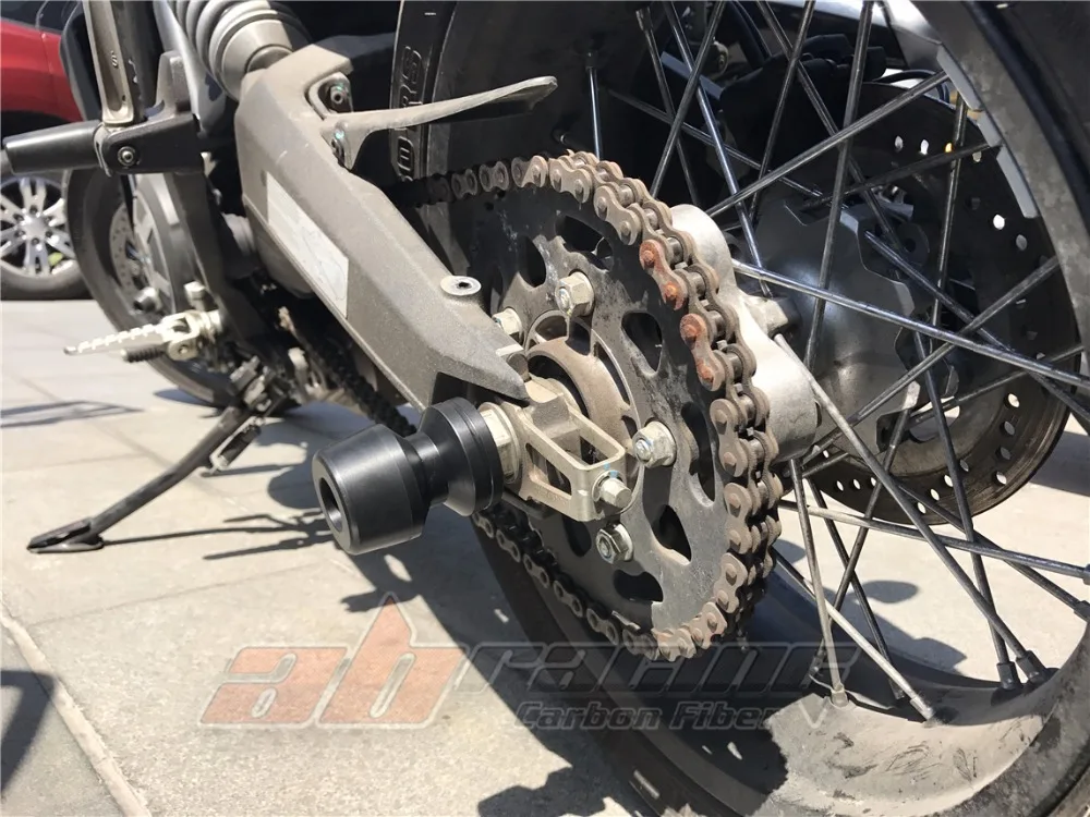 Защитные накладки на заднее колесо для Ducati Scrambler / 800 2015 2016 2017 2018|crash sliders|crash bobbinssliders