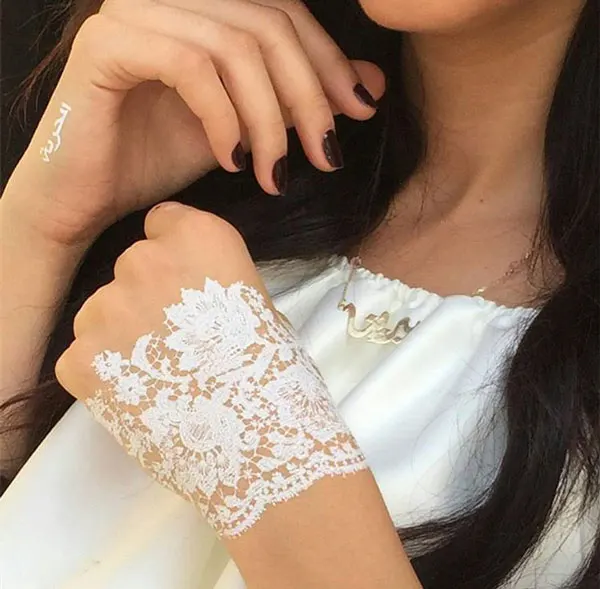 8 шт./лот тату из белой хны временная татуировка роскошные сексуальные украшения