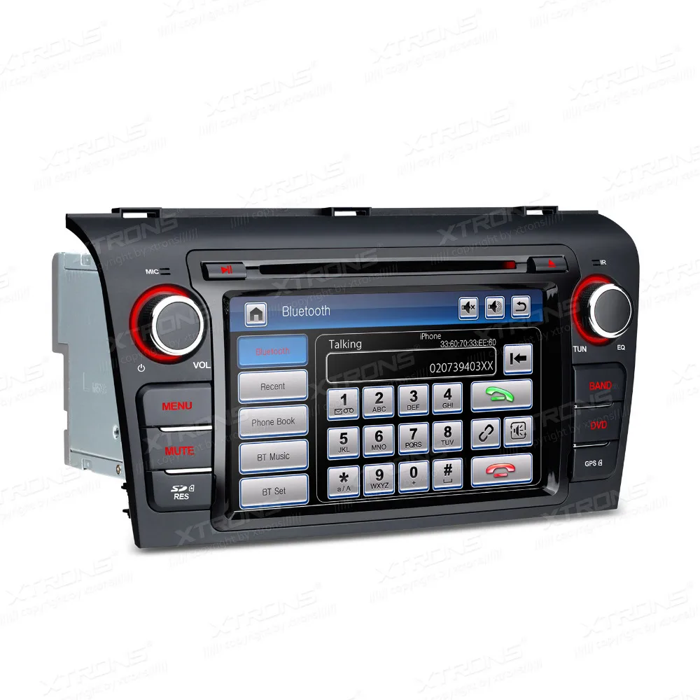 XTRONS 2 din автомобильный DVD плеер 7 дюймовый HD сенсорный Экран GPS Navigaton рулевое колесо