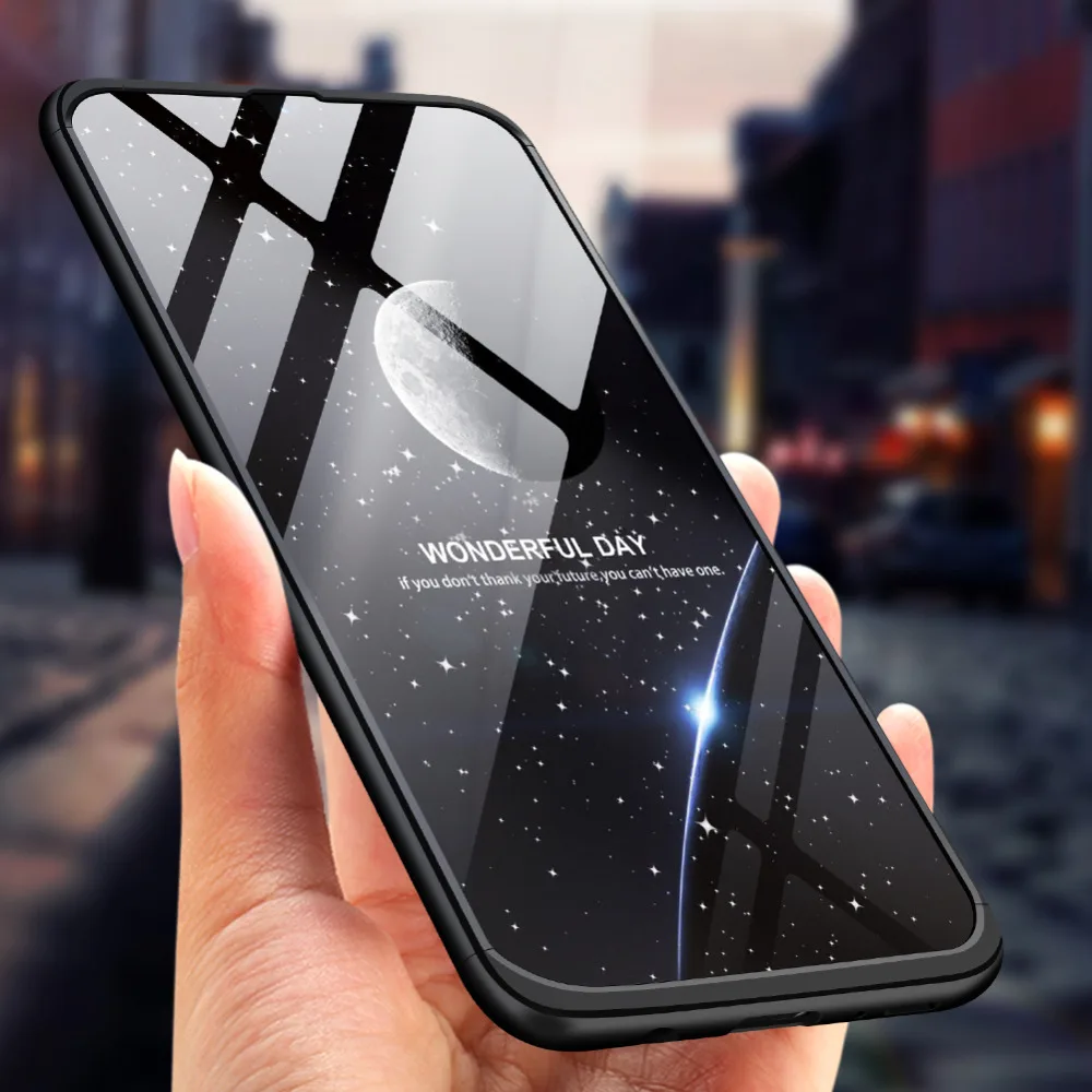 Полный защитный жесткий чехол для Samsung Galaxy A50 противоударный A505F + Защитная пленка