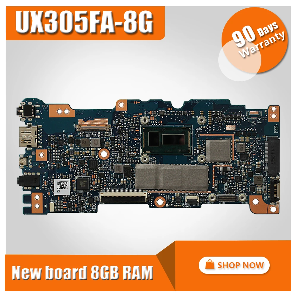UX305FA материнская плата M-5Y71 ЦП 8 ГБ ОЗУ для ASUS UX305F U305F UX305 материнская плата для ноутбука UX305FA материнская плата UX305FA
