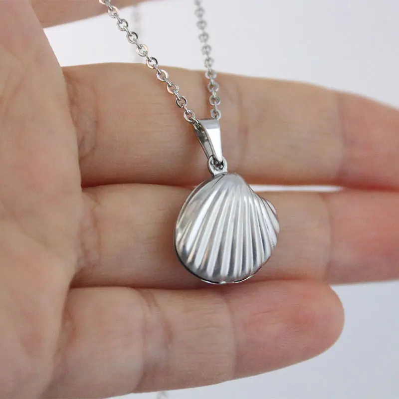 1 шт. ожерелье морской ракушки Морское из нержавеющей стали цепочка на заказ