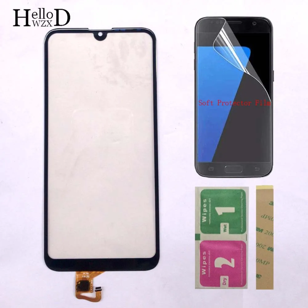 Стекло сенсорного экрана 6 26 ''для Huawei Y7 2019 Pro Prime панель дигитайзер переднее