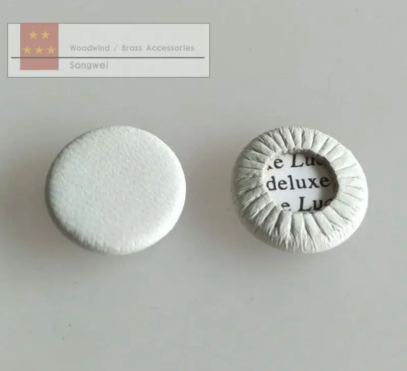 50 штук Индивидуальный размер белые кожаные подушки для кларнета