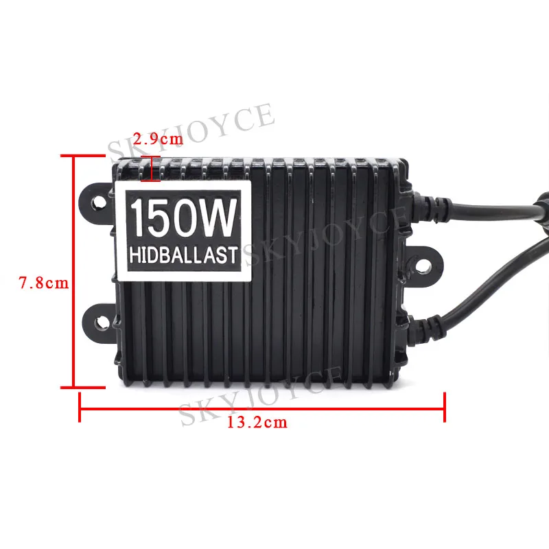 AC 12V Высокая мощность 150W HID Xenon балласт 100W H1 H7 H11 9005 D2H набор ламп тонкий цифровой