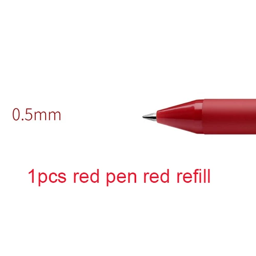 Retro red Xiaomi KACO чистая унисекс красочная перьевая гелевая ручка 0,5 мм заправка ручка для подписи mi школьные и офисные принадлежности прочный - Цвет: Retro red