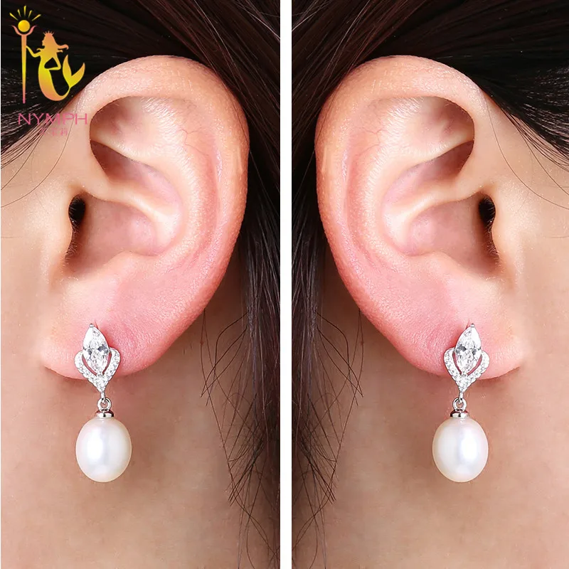 Новое поступление 2017 года Aretes Brinco [Нимфа] жемчужные серьги ювелирные изделия