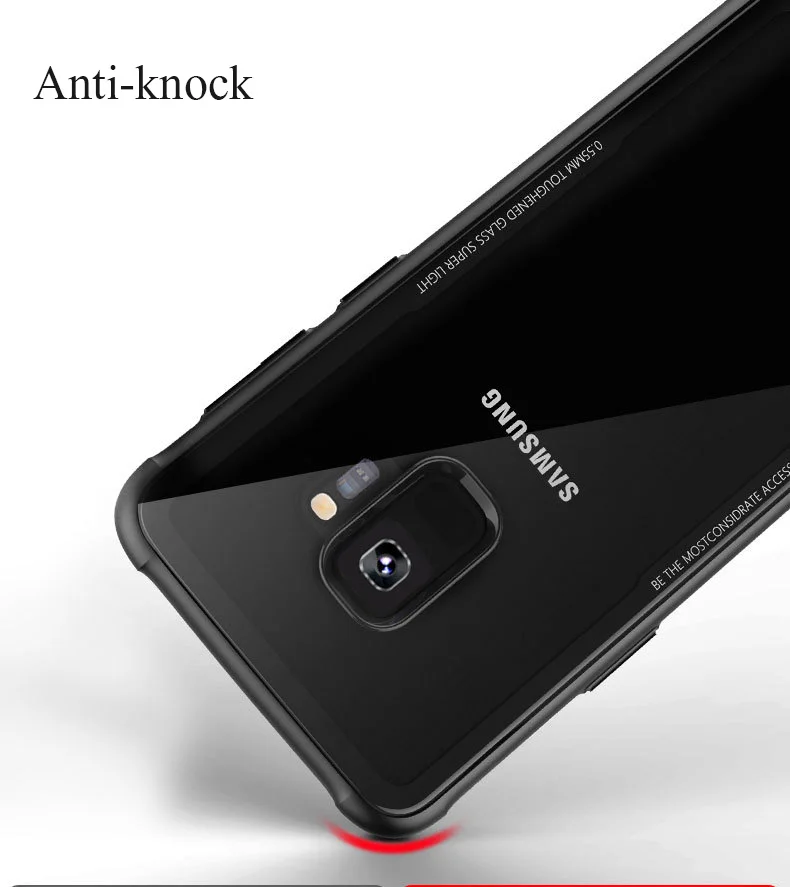 Чехол toraise для samsung Galaxy S9, чехол из прозрачного стекла, силиконовая Задняя накладка чехла из ТПУ для samsung S9 Plus, чехол для Galaxy S9