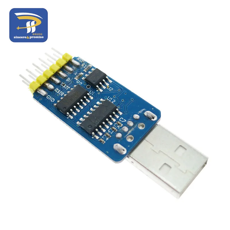 5PIN CP2102 USB 2,0 к ttl 485 232 UART модуль 6Pin последовательный преобразователь STC Замена FT232 модуль адаптера 3,3 V/5 V питание для Arduino