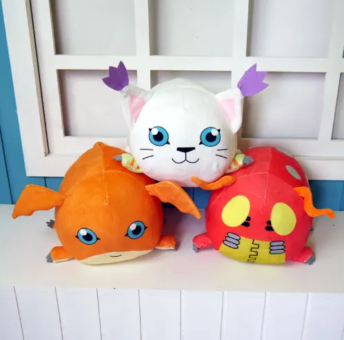 Цифровая игрушка для косплея digimons плюшевая кукла Tailmon Tentomon Piyomon бесплатная