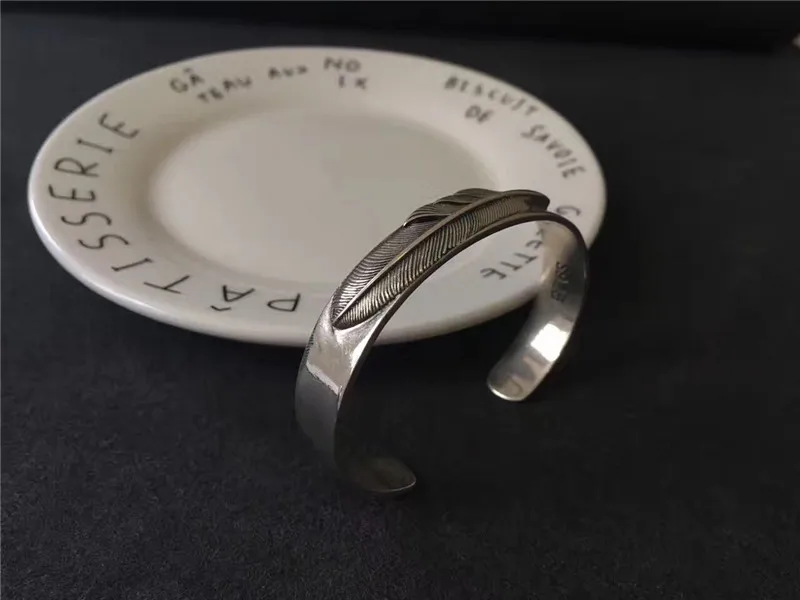 Ручной работы индийский стиль Стерлинговое серебро 925 мужской Браслет манжета