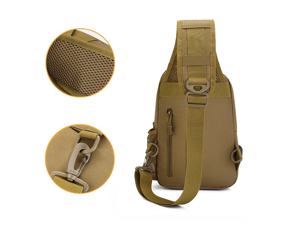 Тактический Рюкзак Плечо военные Для Мужчин's Crossbody Груди Мешок Пеший Туризм Молл слинг Переносной Сумка с зарядка через usb