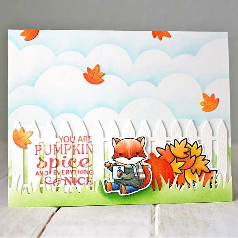 Hello Fall набор прозрачных силиконовых штампов для скрапбукинга/фото открытки в