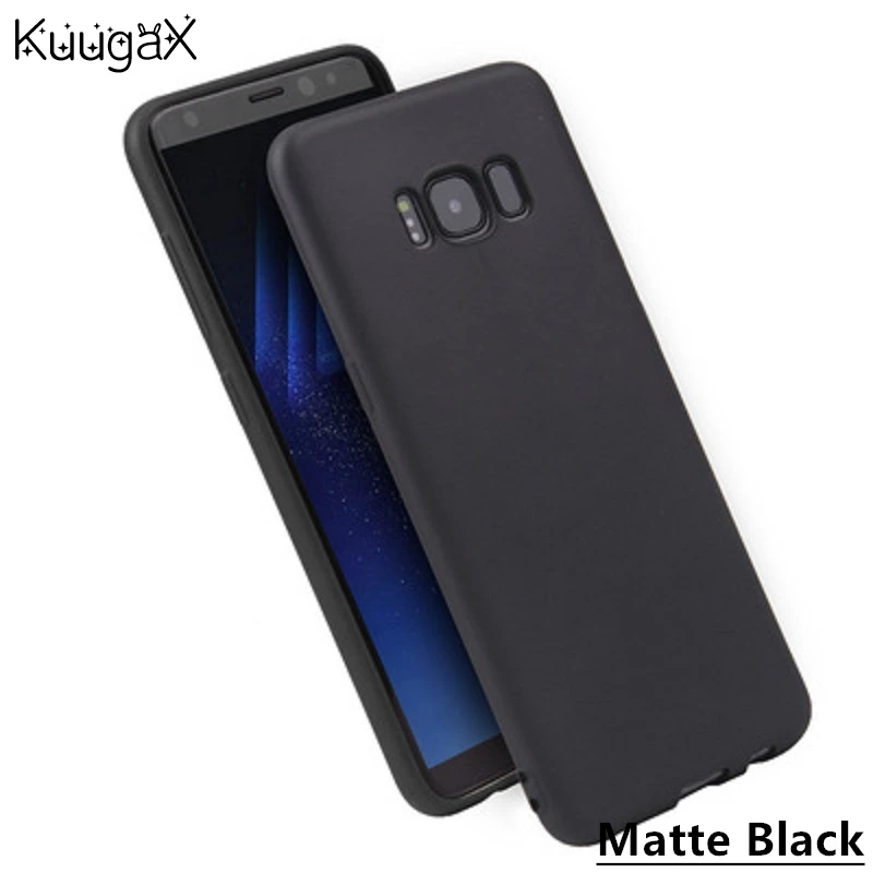 KuugaX матовый чехол для Samsung Galaxy A3 A5 A7 J7 J5 J3 Eu J2 Prime S6 S7 Edge S8 S9 Plus Note8 C5 C9 Pro Мягкий