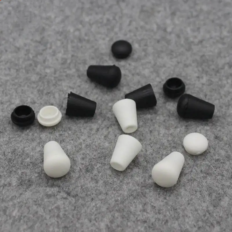 DoreenBeads пластиковый нейлоновый шнур для изготовления ювелирных изделий шляпка куртка аксессуары для свитера DIY ремесло поставка черный белый 14*7 мм 20 шт
