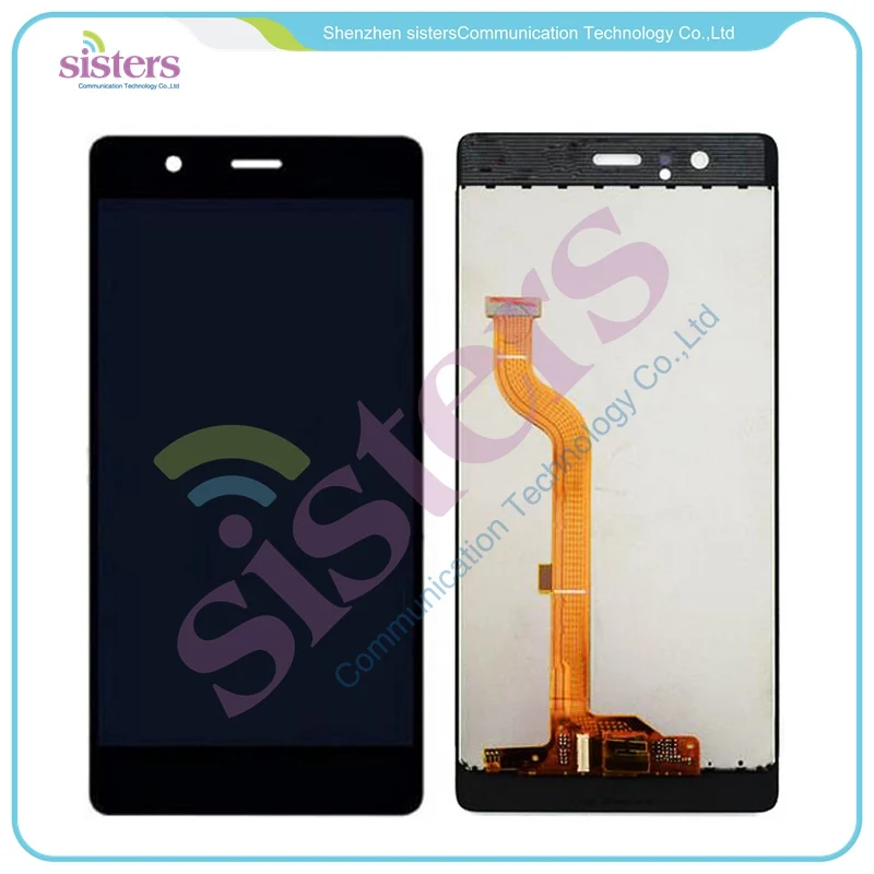 for huawei p9 lcd display touch screen 100 new digitizer assembly replacement accessories for huawei ascend p9 phone free global shipping