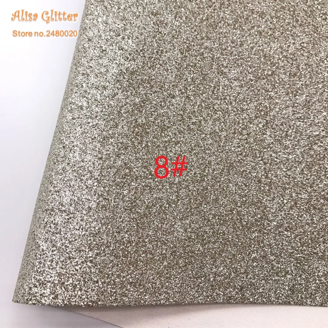 8 1 шт. A4 Размер 21X29 см от бренда Alisa, блеск Cuero Sintetico Синтетическая кожа Искусственная кожа тонкой блестящая кожаная ткань для DIY K99 - Цвет: 8