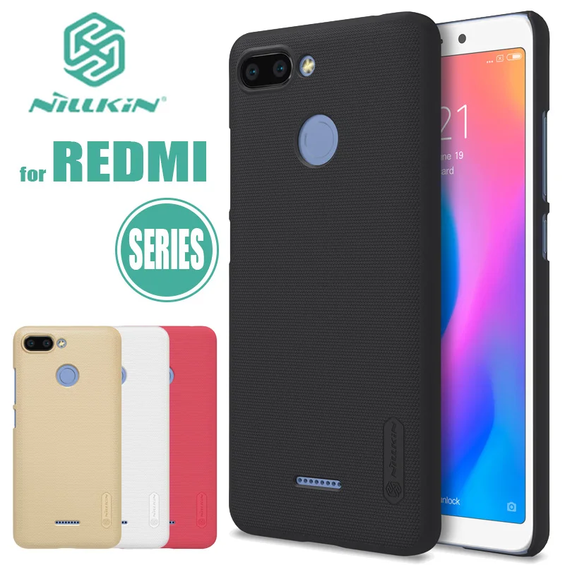 Чехол Nillkin для Xiaomi Redmi 7 6A 6 Pro 5 Plus суперматовый защитный чехол из ПК MiA2 Lite Nilkin|case