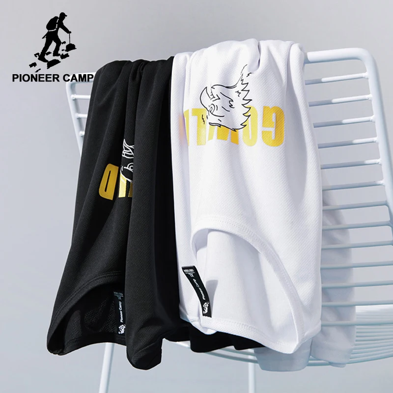 Мужская футболка Pioneer camp Повседневная быстросохнущая с коротким рукавом и