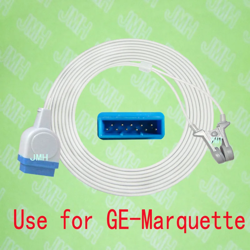 

Compatible with GE Marquette tram 250 Pulse Oximeter monitor , Child and Adult ear clip spo2 sensor.11PIN.