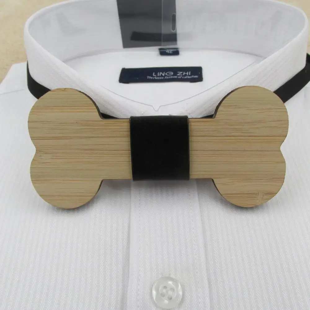 Big bone bow tie Gravata Borboleta деревянный для взрослых галстук-бабочка ручной работы Для мужчин аксессуар для завязками бантом-бабочкой - Цвет: Big bone bow tie