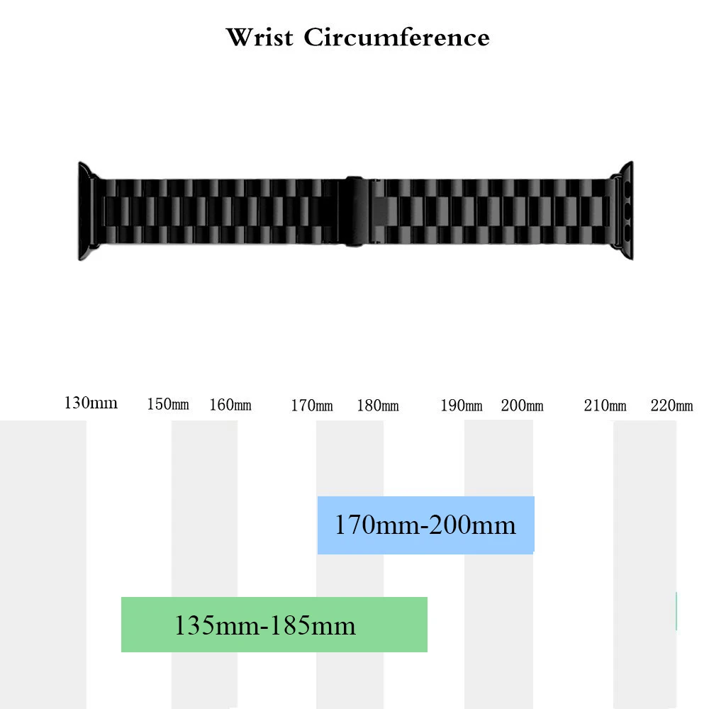 Быстросъемные ремешки для часов из нержавеющей стали Apple Watch серии 4 3 2 ремешок 42
