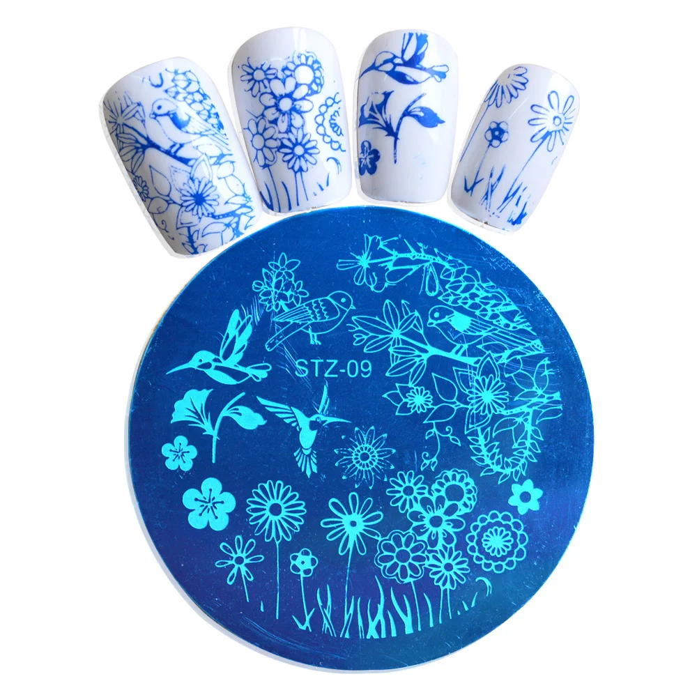 1 шт. очаровательные весенние DIY польские красивые мерные штамповочные пластины 3D