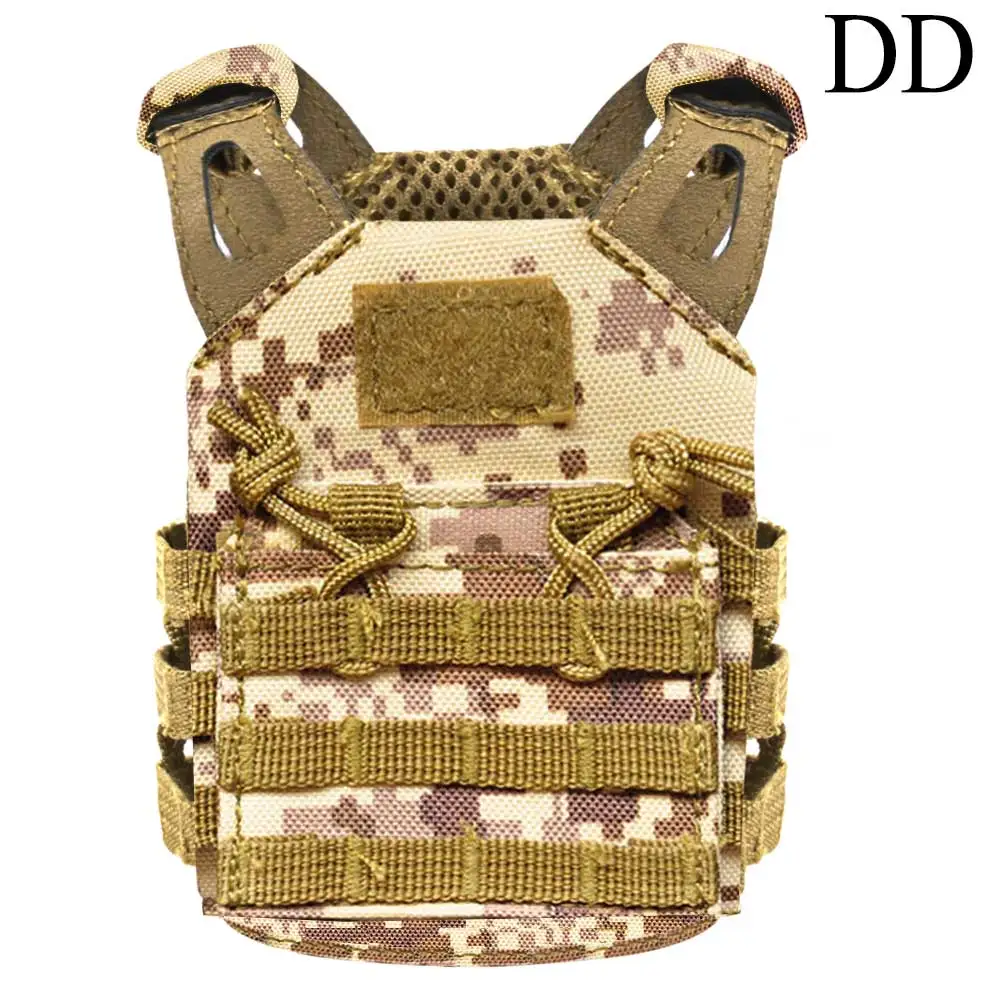 koozie военный Molle мини JPC Тактический Жилет Охотничий Открытый регулируемый пояс журнал орнамент кулон США - Цвет: DD