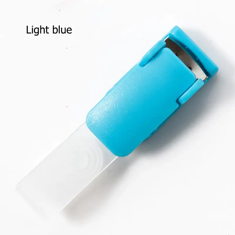Light blue Знак клип карты сотрудников сертификат висит Пластик знак клипы Id держатель для карт знак Clip20pcs - Цвет: Light blue